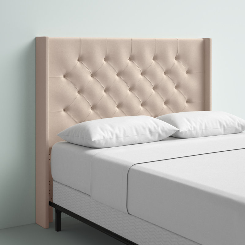 Greyleigh™ Sutton Wingback Upholstered Headboard & Reviews Wayfair